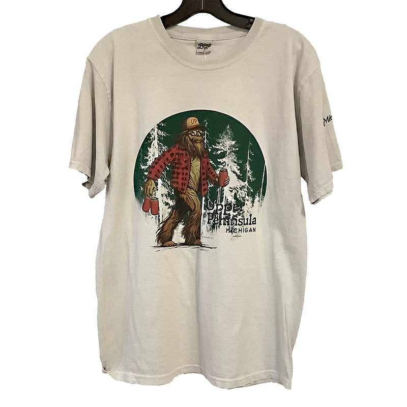 SST - U.P. Bigfoot in the Forest Short Sleeve Adult Tshirt
