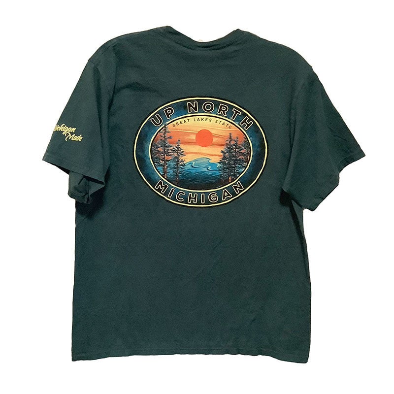 SST Up North Sunset Short Sleeve Adult TShirt | Michigan Made