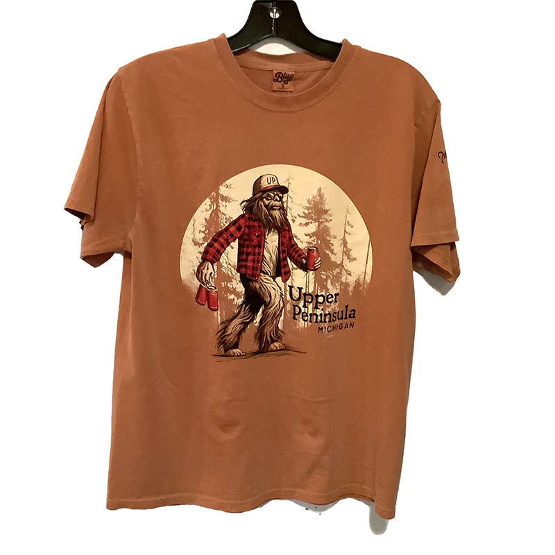SST - U.P. Bigfoot in the Forest Short Sleeve Adult Tshirt