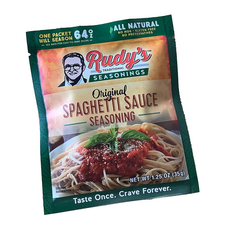 Rudy's Traditional Seasonings (Rudy's Original Spaghetti Sauce Seasoning)