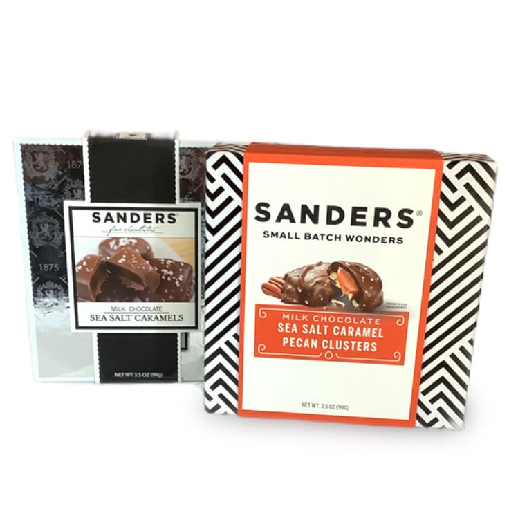 Sanders Milk Chocolate Sea Salt Caramel Mini Bites 3.75 oz